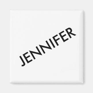 シックモダンで贅沢な名前を付けパーソナライズされたる マグネット