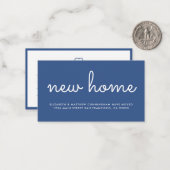 シックモダンとおもしろいの新しいホーム発表 ノートカード (正面/裏面インサイチュ)