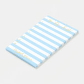 シックモダンなエレガントトレンディーブルーがリストに並ぶ ポストイット (アングル)