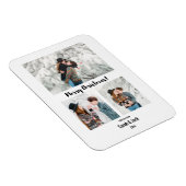 シックモダンなスクリプトmerry christmas photo マグネット (右側)