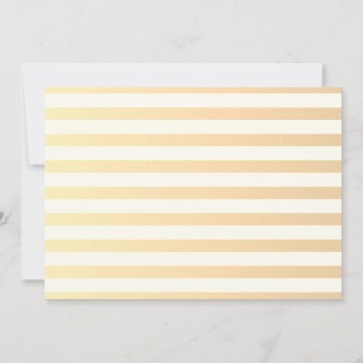 シックモダンなストライプの花の日付を保存 セーブザデート (裏面)