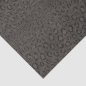シックモダンなダークグレーチータープリントパターン 薄葉紙 (詳細)