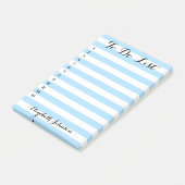 シックモダンなトレンディーブルーがリストに並ぶ ポストイット (アングル)