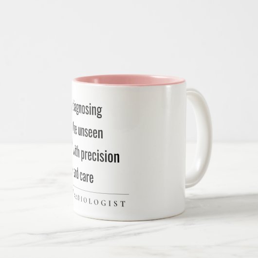 シックモダンなミニマル放射やる気を起こさせる学者ギフト ツートーンマグカップ (正面右)