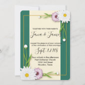 シックモダンなラブ結婚ルス 招待状 (正面)