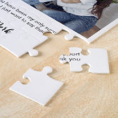 シックモダンな10フォトコラージギフトお母さん ジグソーパズル (側面)