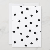 シックモダンな「ニュースへのおめでとうミスターとミセス」 カード (裏面)