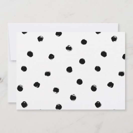 シックモダンな「私の花嫁のメイドになってくれてありがとう」 サンキューカード (裏面)