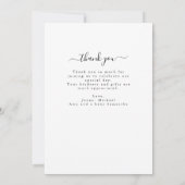 シックモダンアーチインセット2枚のフォトバートアナウンス 案内状 (裏面)