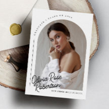 シックモダンアーチフォト卒業