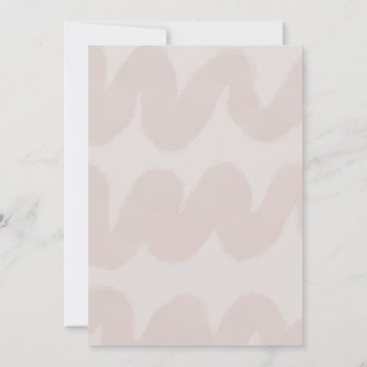 シックモダンアーチヘンパーティの招待状 招待状 (裏面)