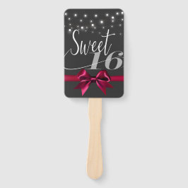 シックモダンエレガントスウィート16ハンドファン ハンドファン