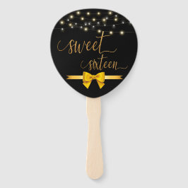 シックモダンエレガントスウィート16ハンドファン ハンドファン