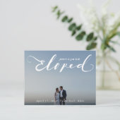 シックモダンエロ結婚プのポストパーティの招待状 ポストカード (スタンド正面)