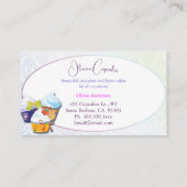 シックモダンカップケーキパティシエ 名刺 (裏面)