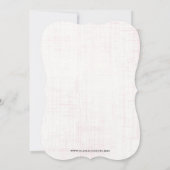 シックモダンカップル婚約シャワー招待状 招待状 (裏面)