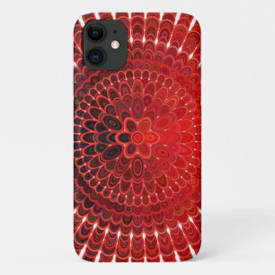 シックモダンガーリースタイリッシュトレンディーオレンジマンダラ iPhone 11 ケース