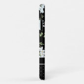 シックモダンガーリーフローラドットパタパーソナライズされたーン Case-Mate iPhoneケース (裏面/右)