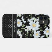 シックモダンガーリーフローラドットパタパーソナライズされたーン Case-Mate iPhoneケース (裏面(横))