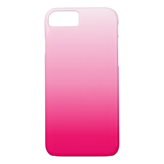 シックモダンガーリーホットピグラデーションンク暗い赤紫色 Case-Mate iPhoneケース (裏面)