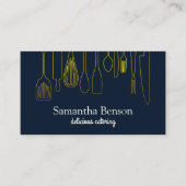 シックモダンキッチン用具料理及びケータリング 名刺 (正面)