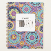 シックモダンキュートトレンディーパカラフループルカスタム プランナー手帳 (正面)