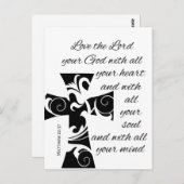 シックモダンクロス+バイブル・バース | ポストカード (正面/裏面)