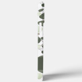 シックモダングパーソナライズされた・グリーン・ユーカリ模様 Case-Mate iPhoneケース (裏面 / 右)