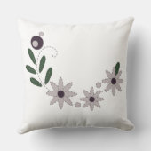 シックモダンサマーフローラ クッション (裏面)