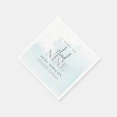 シックモダンザブライドオンクラウド9ブライダルシャワー スタンダードカクテルナプキン (角)