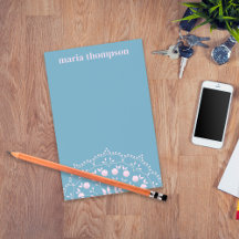 シックモダンシンプルピンクペリウィンクルブルーカスタム