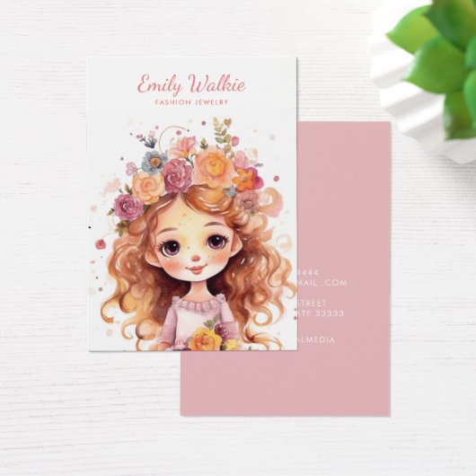 シックモダンジュエリーシンプルイヤリングディスプレイカード (デスク)