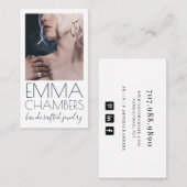 シックモダンジュエリーデザイナー名刺 名刺 (正面/裏面)