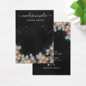 シックモダンジュエリーネックレスイヤリングディスプレイカード (デスク)