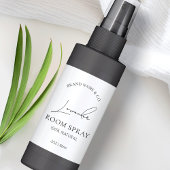 シックモダンスクリプトシンプルロゴルームスプレーボトル ラベル