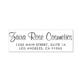 シックモダンスクリプト名ビジネス差出人住所 セルフインキングスタンプ (デザイン)