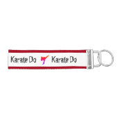 シックモダンスタイリッシュシルエット武術アーツアーツ空手 リストバンドキーホルダー (鍵右)