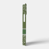 シックモダンセージグリーングリッタースパークルダイヤモンド Case-Mate iPhoneケース (裏面 / 右)