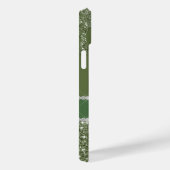 シックモダンセージグリーングリッタースパークルダイヤモンド Case-Mate iPhoneケース (裏面 / 右)