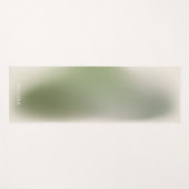 シックモダンセージ緑グラデーショグラデーションンフィットネス ヨガマット (正面(横))