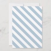 シックモダンタイポグラフィベビーシャワー招待状 招待状 (裏面)