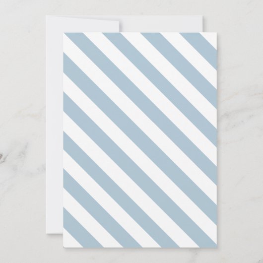 シックモダンタイポグラフィベビーシャワー招待状 招待状 (裏面)