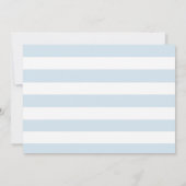 シックモダンタイポグラフィベビーシャワー招待状 招待状 (裏面)