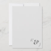 シックモダンツリースタンプ |招待 招待状 (裏面)