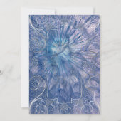 シックモダンテクスチャブライダルシャワー招待 招待状 (裏面)