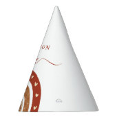 シックモダンテラコッタレインボホ誕生日 パーティーハット (右)