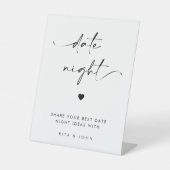 シックモダンデイトjarアイディア結婚のサイン 台座サイン (正面)