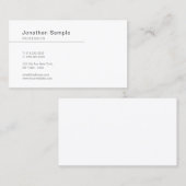 シックモダンデザインプレミニマルイントレンディーリュックス 名刺 (正面/裏面)