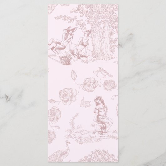 シックモダントイレデジュイピクニックブライダルシャワー メニュー (裏面)