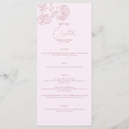 シックモダントイレデジュイピクニックブライダルシャワー メニュー